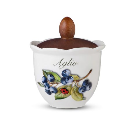 Ёмкость для чеснока с крышкой Frutti di Bosco 13 см