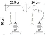 Кабинетная настольная лампа Arte Lamp BANKER A2492LT-1AB — изображение 4