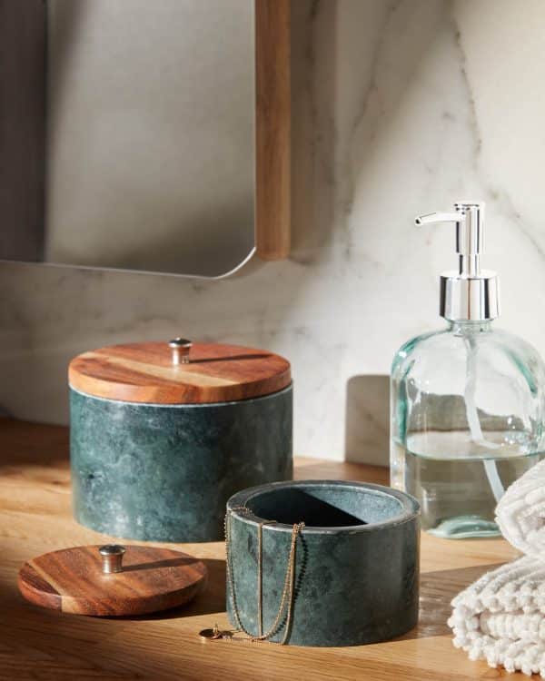 Karla контейнер для ванной комнаты зеленый большой — изображение 2