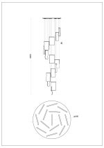 Каскадная люстра Arte lamp GRAPPOLO A2283SP-14GO — изображение 2
