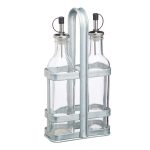Kitchen Craft Подставка с 2 бутылками для масла и уксуса
