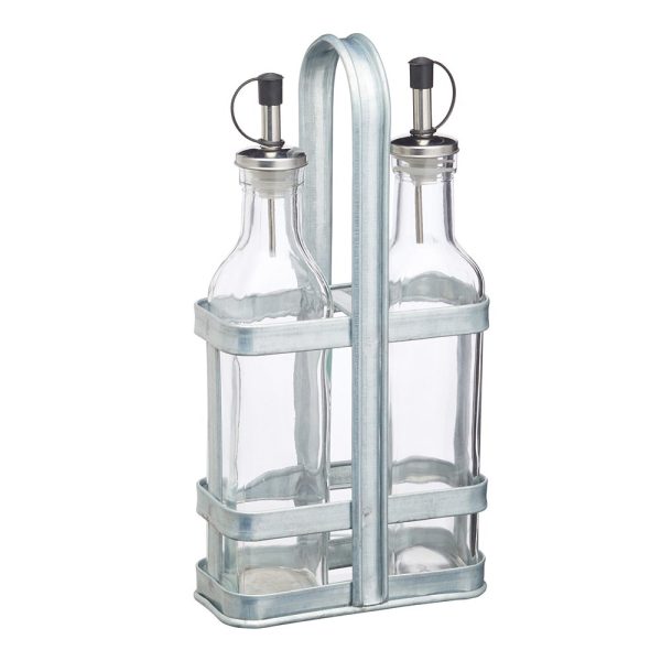 Kitchen Craft Подставка с 2 бутылками для масла и уксуса Kitchen Craft Подставка с 2 бутылками для масла и уксуса