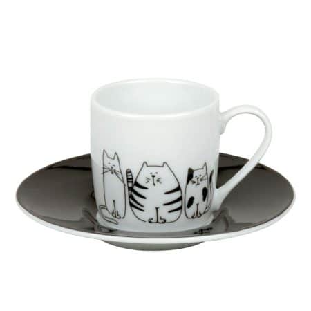 Koenitz Кофейная пара эспрессо "Забавные кошки"