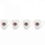 Koenitz Набор из 4 кружек "Брызги кофе"