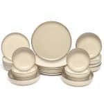 Комплект столовой посуды "Жемчужное настроение" 24 предметов корица