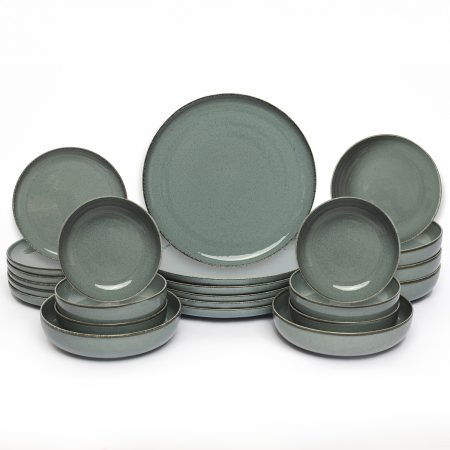 Комплект столовой посуды "Жемчужное настроение" 24 предметов синий