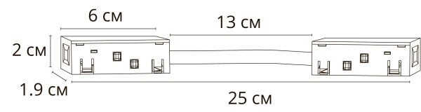 A484406_drawning Коннектор гибкий для шинопровода Arte Lamp LINEA-ACCESSORIES A484406 — изображение 2