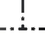 Коннектор T-образный для накладного шинопровода Arte Lamp RAPID-ACCESSORIES A613606T — изображение 2