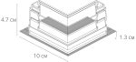 Коннектор угловой для магнитного шинопровода Arte Lamp EXPERT-ACCESSORIES A590706 — изображение 2