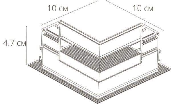 Коннектор угловой для магнитного шинопровода Arte Lamp LINEA-ACCESSORIES A480706 — изображение 2