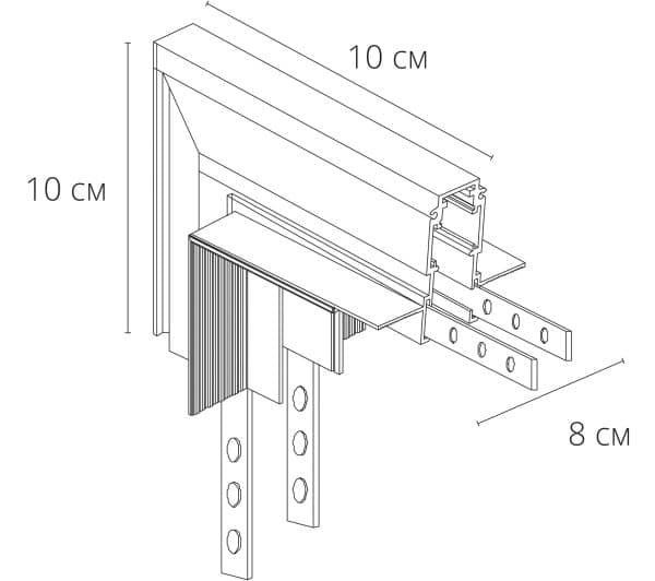 Коннектор угловой внутренний для магнитного шинопровода Arte Lamp EXPERT-ACCESSORIES A590906 — изображение 2