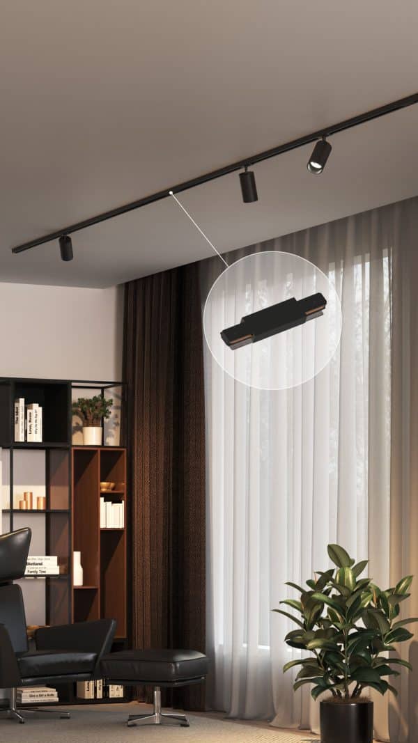 Коннектор-ввод питания для шинопровода Arte Lamp TRACK ACCESSORIES A130306P — изображение 2