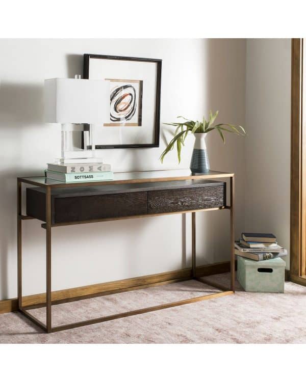 Коричневая консоль с ящиками “Хэйворд” — изображение 2