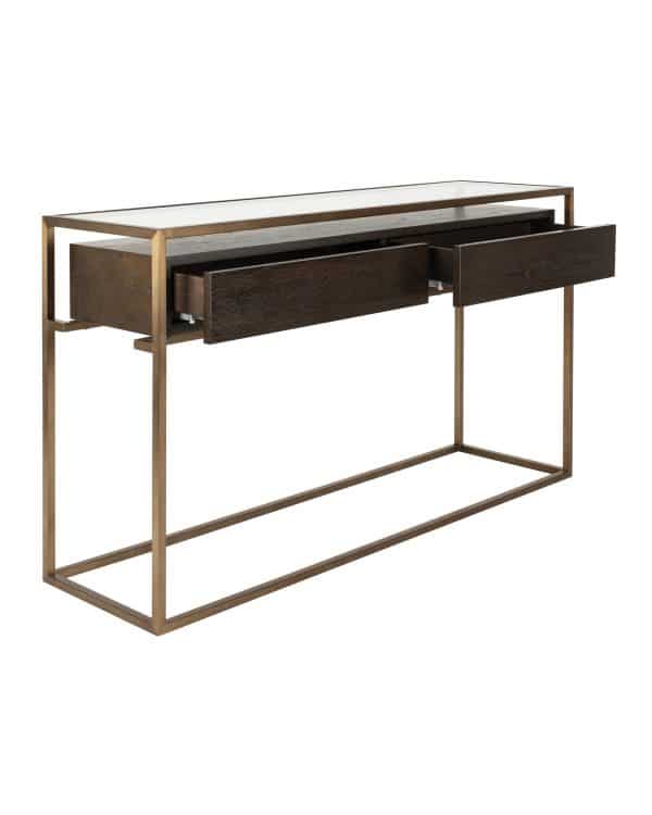 Коричневая консоль с ящиками “Хэйворд”