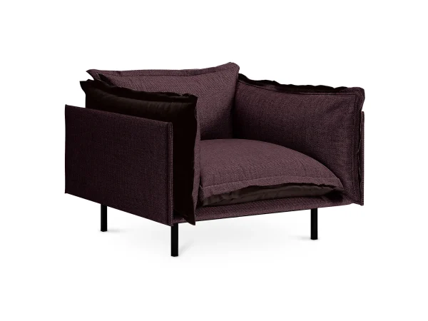 Кресло Barcelona коричневый, фиолетовый — изображение 2