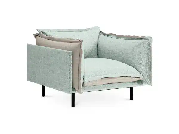 Кресло Barcelona бежевый, светло-зеленый — изображение 2