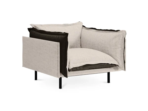 Кресло Barcelona коричневый, бежевый — изображение 2