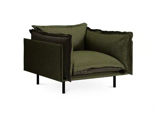 Кресло Barcelona темно-зеленый — изображение 2