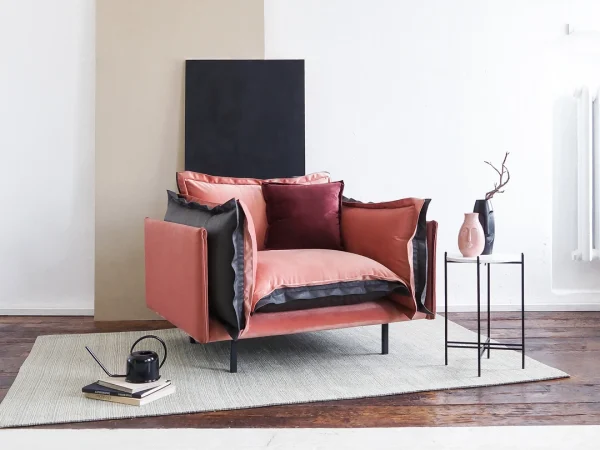 Кресло Barcelona коричневый, фиолетовый — изображение 3