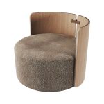Кресло крутящееся Lagom 800 (бежевый букле