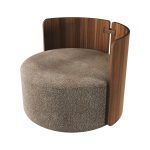 Кресло крутящееся Lagom 800 (бежевый букле