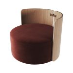 Кресло крутящееся Lagom 800 (бордовый FiberGuard