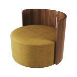Кресло крутящееся Lagom 800 (горчичный