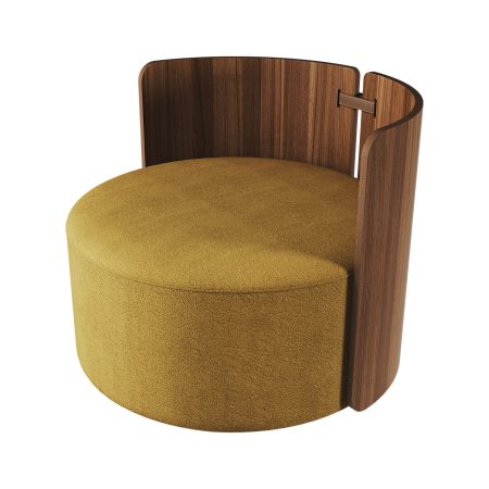 Кресло крутящееся Lagom 800 (горчичный