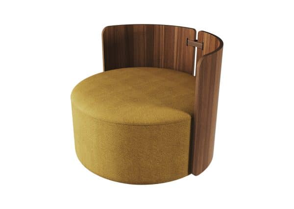 Кресло крутящееся Lagom 800 (горчичный