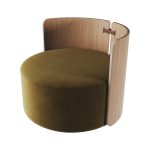 Кресло крутящееся Lagom 800 (янтарный FiberGuard