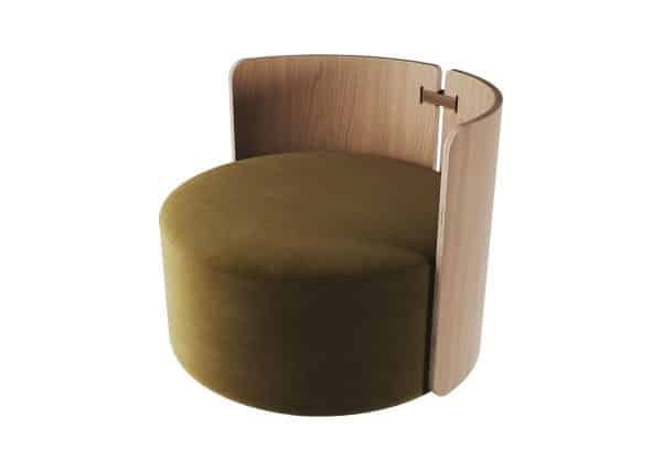 Кресло крутящееся Lagom 800 (янтарный FiberGuard