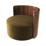 Кресло крутящееся Lagom 800 (янтарный FiberGuard