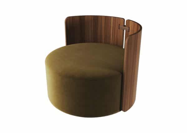 Кресло крутящееся Lagom 800 (янтарный FiberGuard