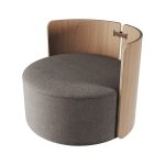 Кресло крутящееся Lagom 800 (капучино твид