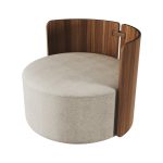 Кресло крутящееся Lagom 800 (молочный