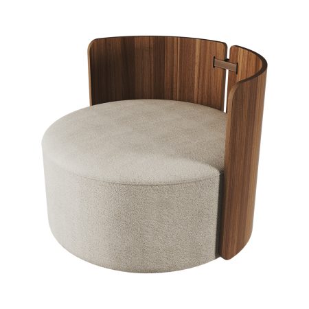 Кресло крутящееся Lagom 800 (молочный