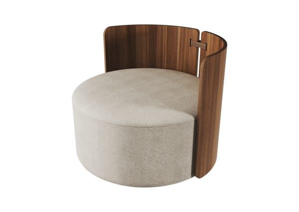 Кресло крутящееся Lagom 800 (молочный