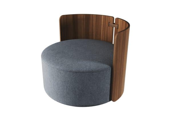 Кресло крутящееся Lagom 800 (серый твид