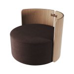 Кресло крутящееся Lagom 800 (шоколад твид