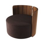 Кресло крутящееся Lagom 800 (шоколад твид