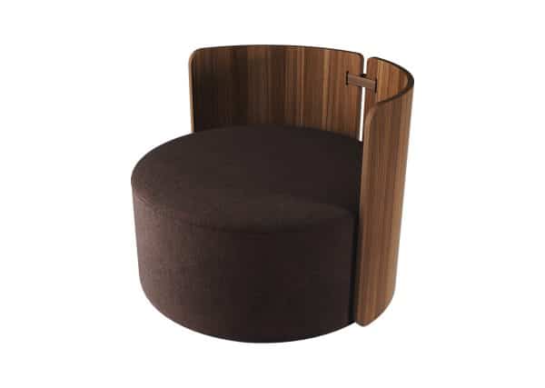 Кресло крутящееся Lagom 800 (шоколад твид