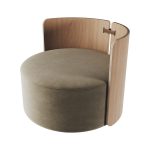 Кресло крутящееся Lagom 800 (светло-бежевый FiberGuard