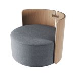 Кресло крутящееся Lagom 800 (светло-серый твид