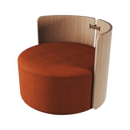 Кресло крутящееся Lagom 800 (терракотовый