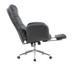 Кресло руководителя TopChairs Solid с оттоманкой серый — изображение 3
