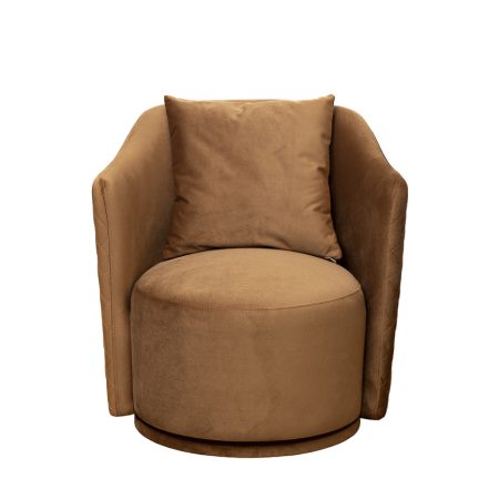 Кресло Verona Basic/VD вращающееся велюр коричн. Colt004-KOR 70*77*80см