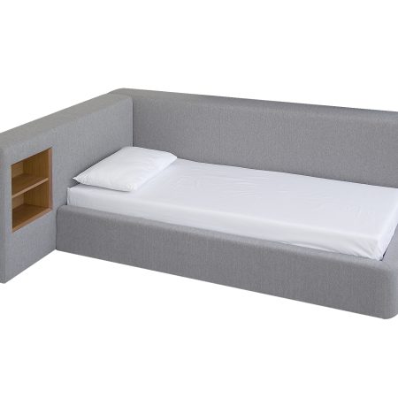 Кровать Cube c нишей M (cветло-серый