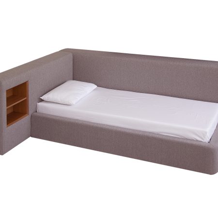 Кровать Cube c нишей M (капучино
