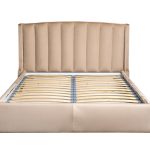 Кровать Odry c подъем.мех. велюр экрю Colt1009 186*220*120