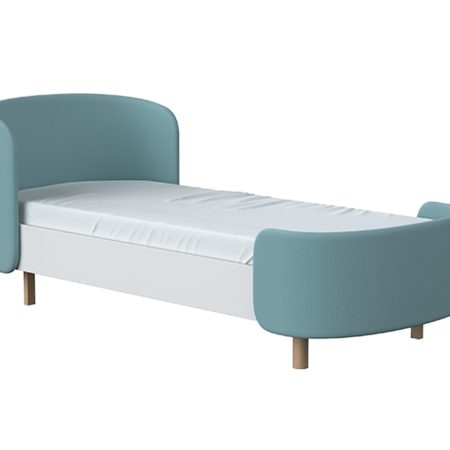 Кровать подростковая KIDI Soft размер L (бирюзовый)